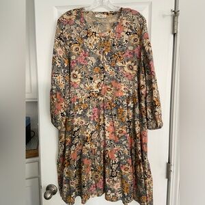 Natural Life floral dress. XL.